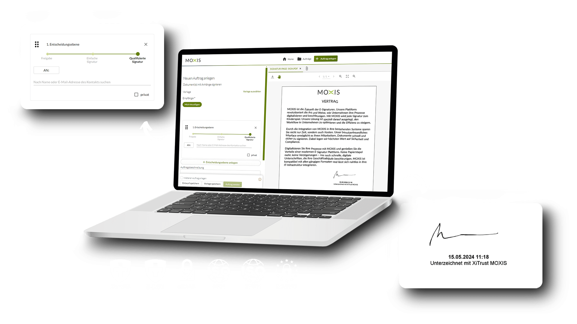 Moxis E Signatur L Sung Rechtssicher Digital Unterschreiben
